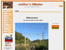 Tablet Screenshot of muellerbahn.de